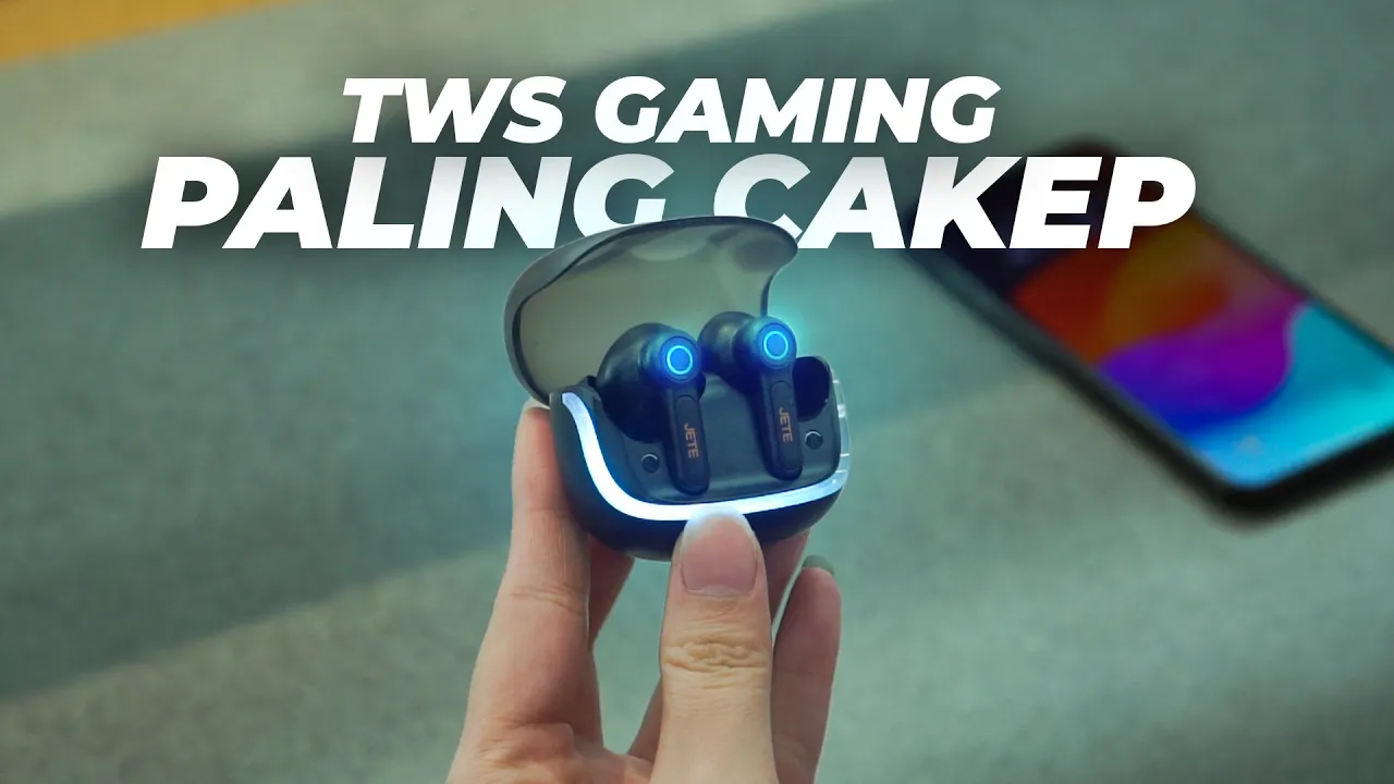 TWS Impian Para Gamer: JeteX TG101 Pro Hadir dengan Desain RGB Keren dan Delay Minim